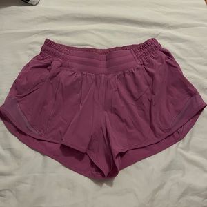 Purple Hotty hot lululemon shorts